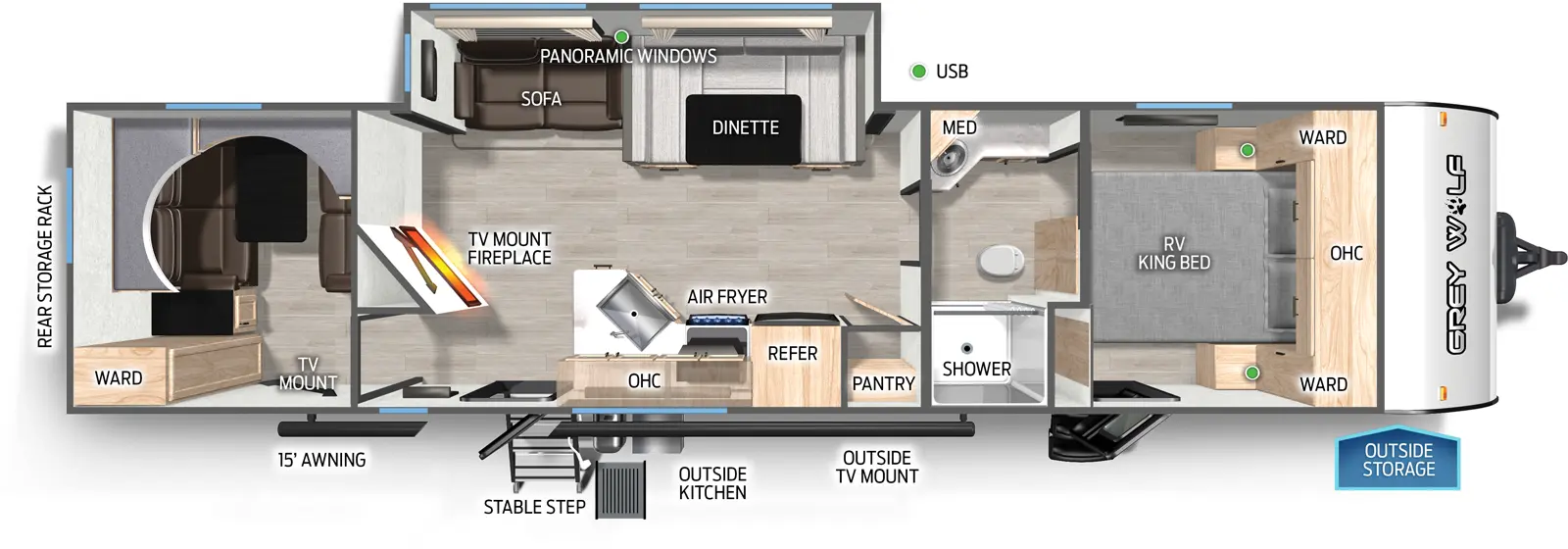 Cherokee Black Label 29NMBL Floorplan